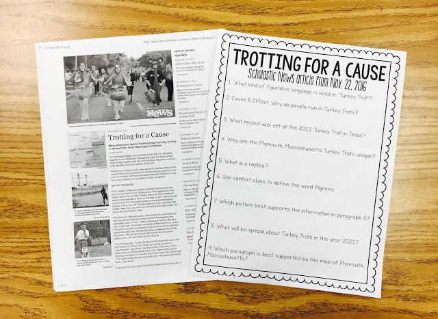 https://www.teacherspayteachers.com/Product/Thanksgiving-Article-Trotting-For-a-Cause-2905152