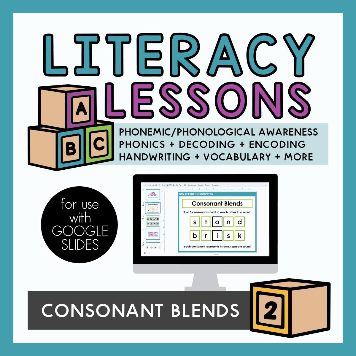 Literacy Lessons: Level 2 – Consonant Blends &&nbsp;Trigraphs