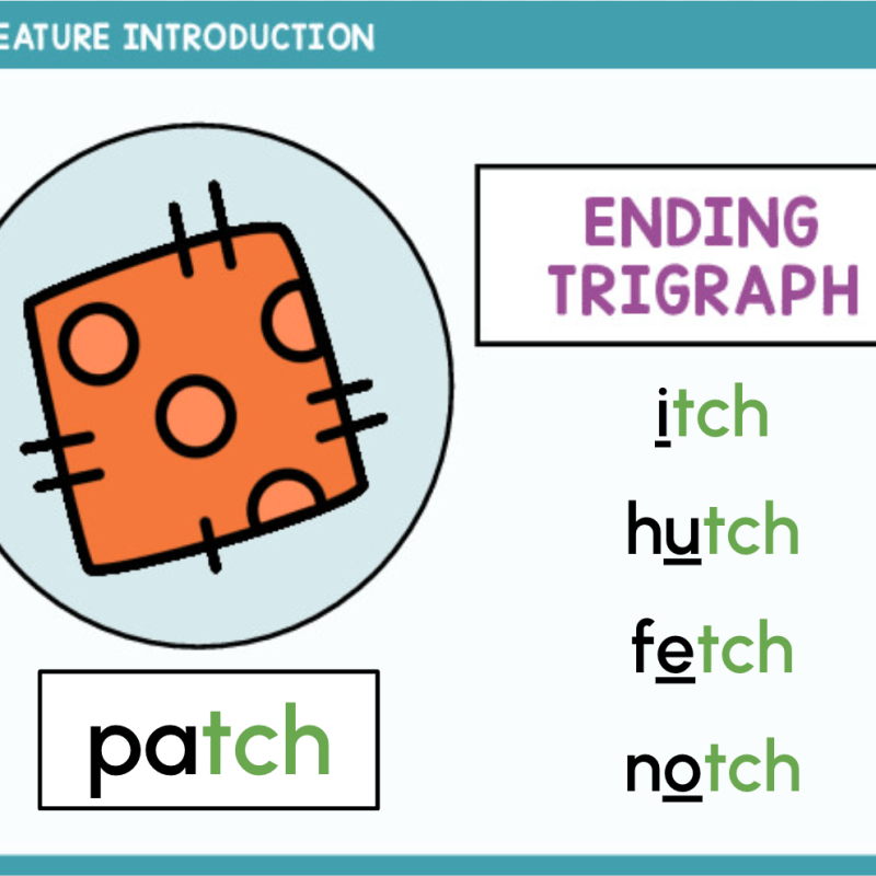 Trigraphs: -tch and&nbsp;-dge